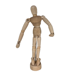 Maniquí de madera Grande 12.79 pul